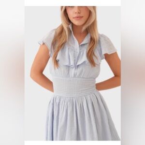 XXS/XS MEET ME THERE BLUE DRESS